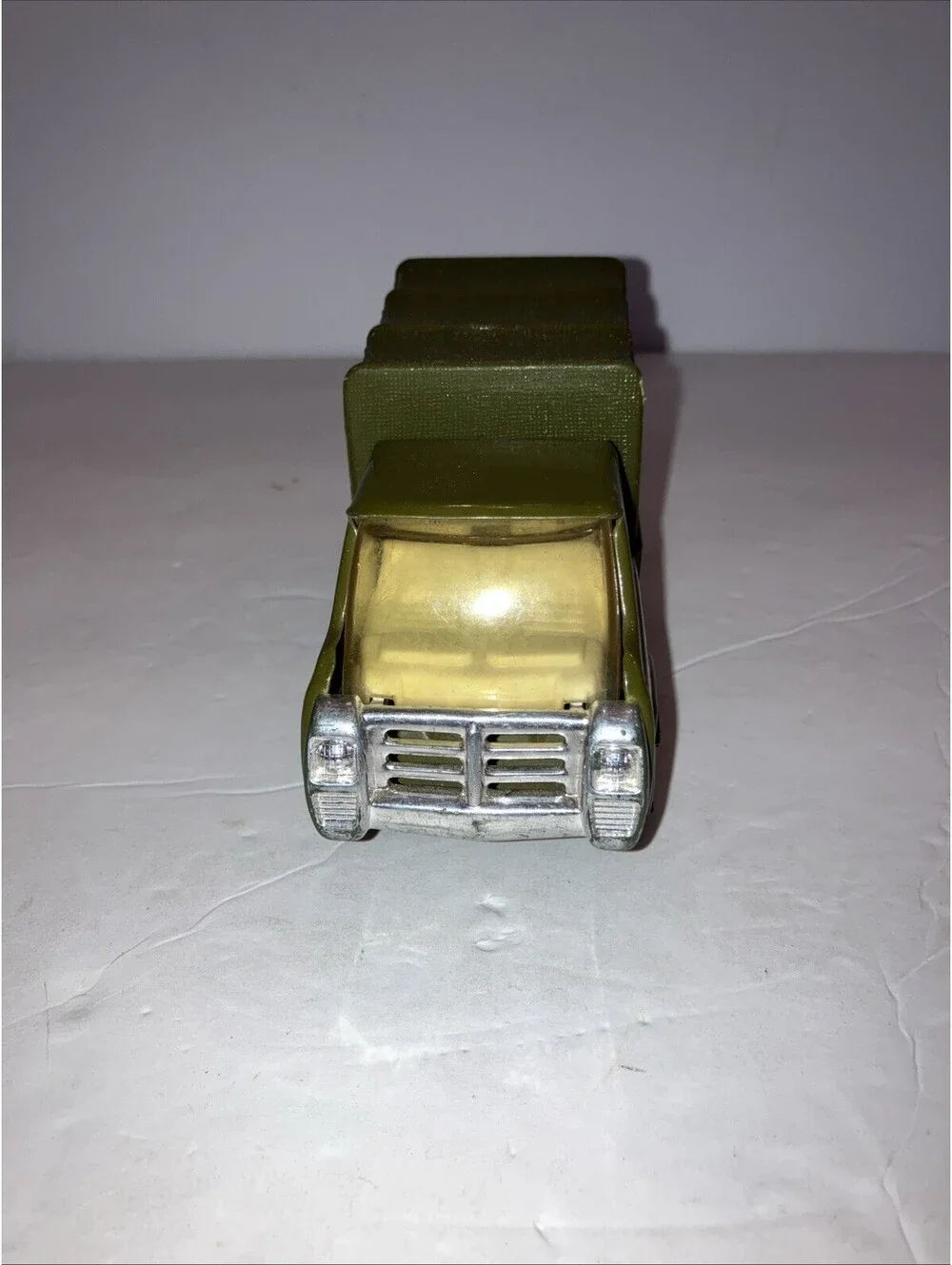 Vintage 1970's Buddy L Army T415 Transport Truck Pressed Steel CLEAN “RARE”